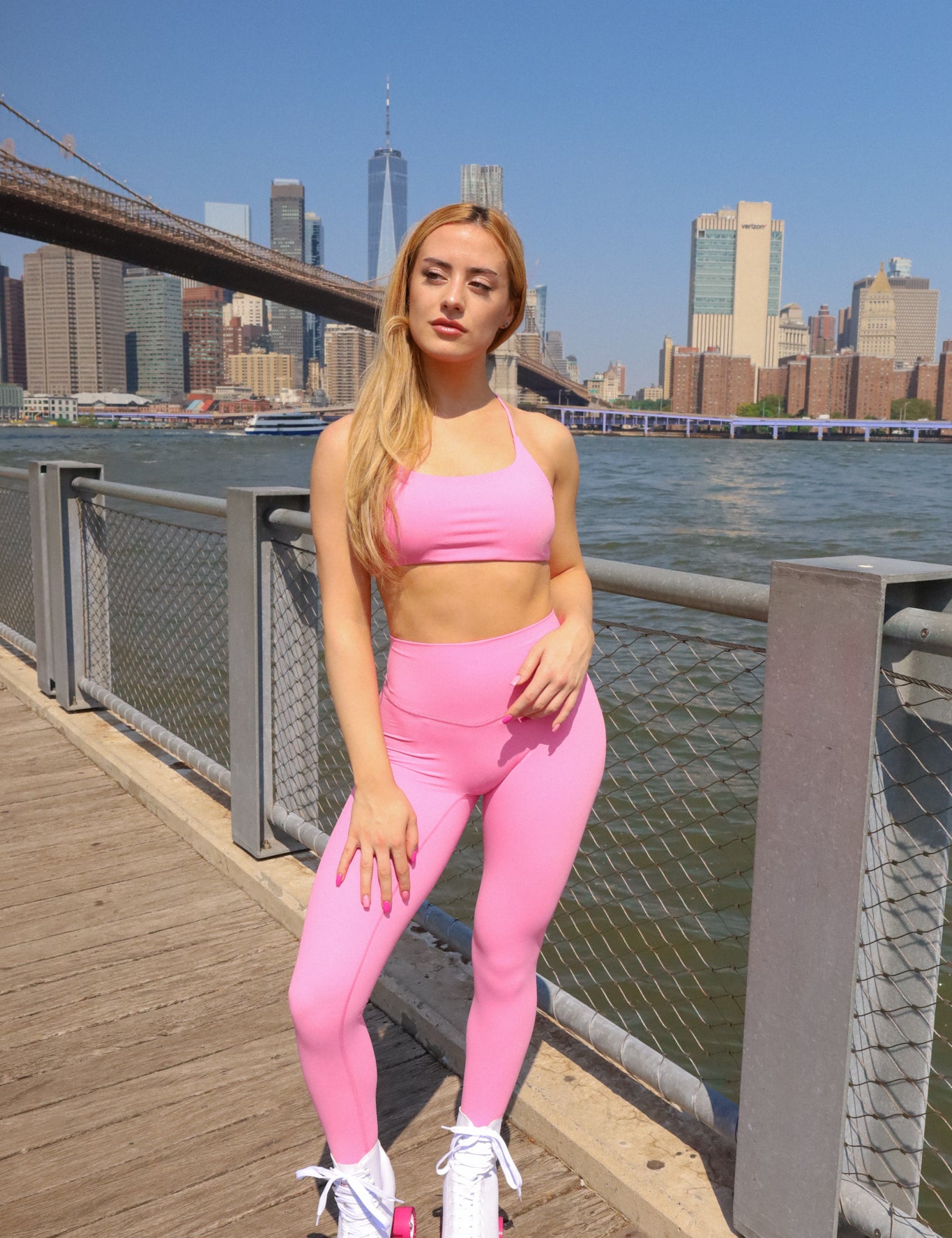 WATERMELON HIGH-WAISTED LEGGINGS