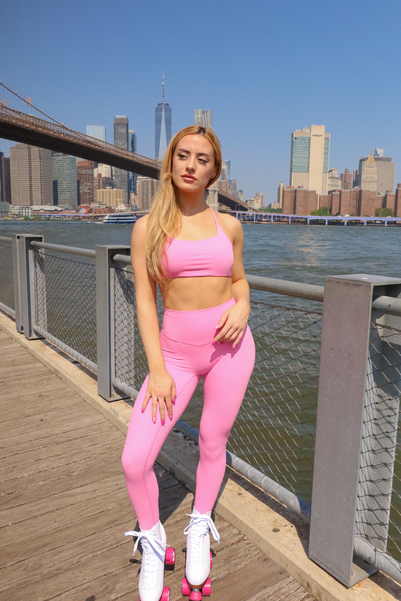 WATERMELON HIGH-WAISTED LEGGINGS