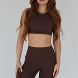 Nina High Neck Crossback Bra