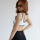 Seamless V Neck Blake Crop