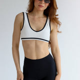 Seamless V Neck Blake Crop