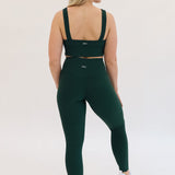 RIBBED HIGH-WAIST FOREST LEGGINGS